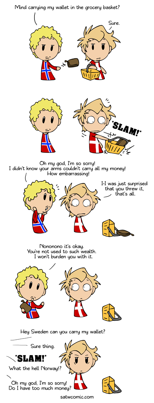 Wealth is such a burden SatWcomic.com