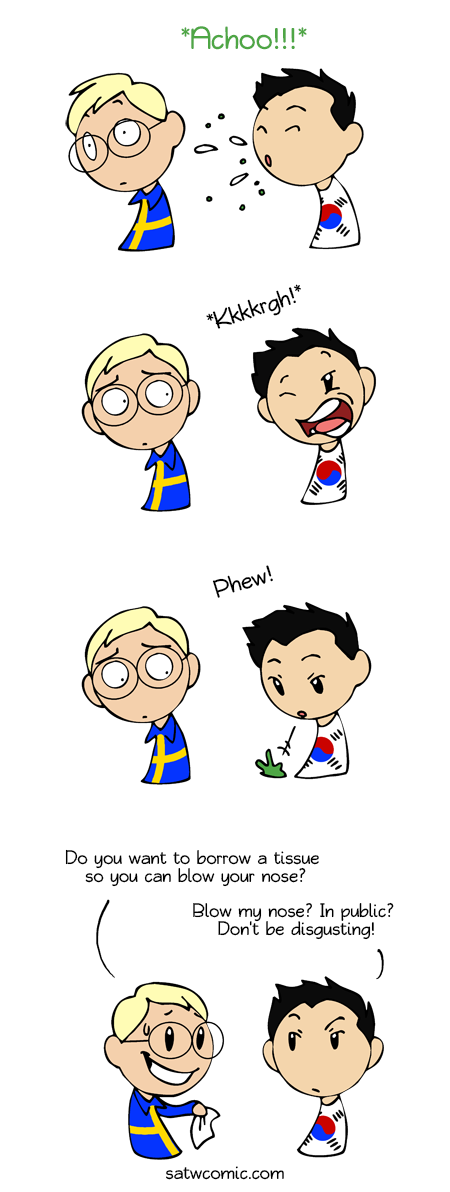 When cultures meet SatWcomic.com