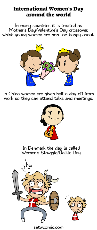 Women Around the World SatWcomic.com